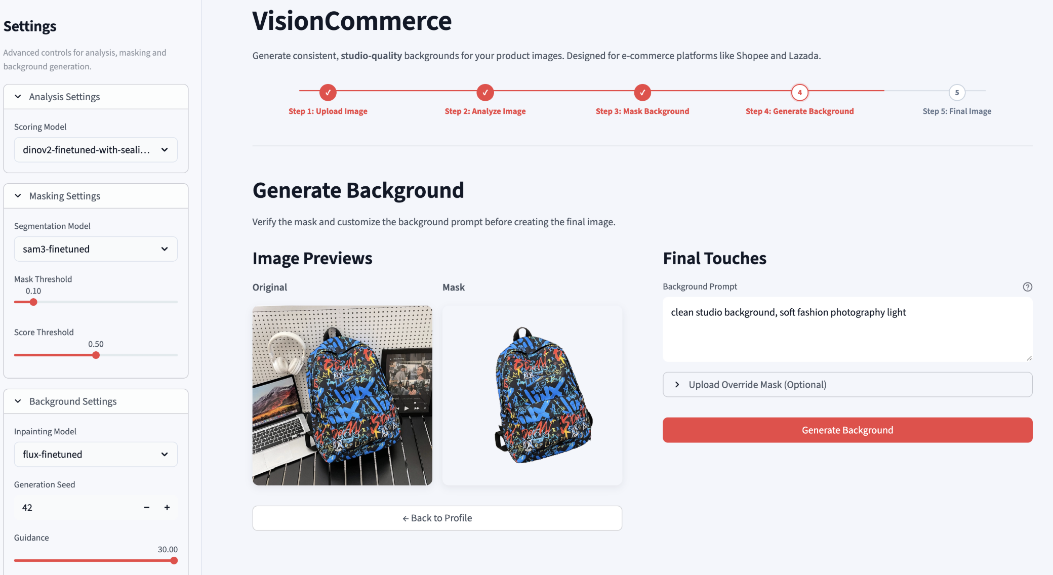 VisionCommerce App